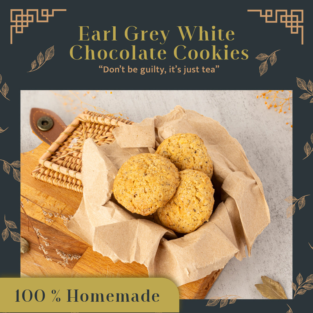 Earl Grey White Chocolate Cookies