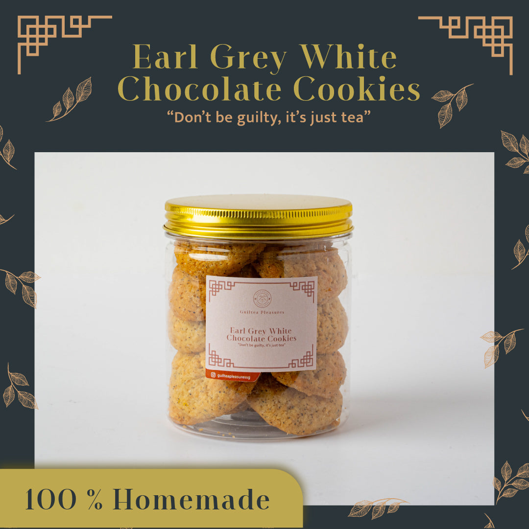 Earl Grey White Chocolate Cookies