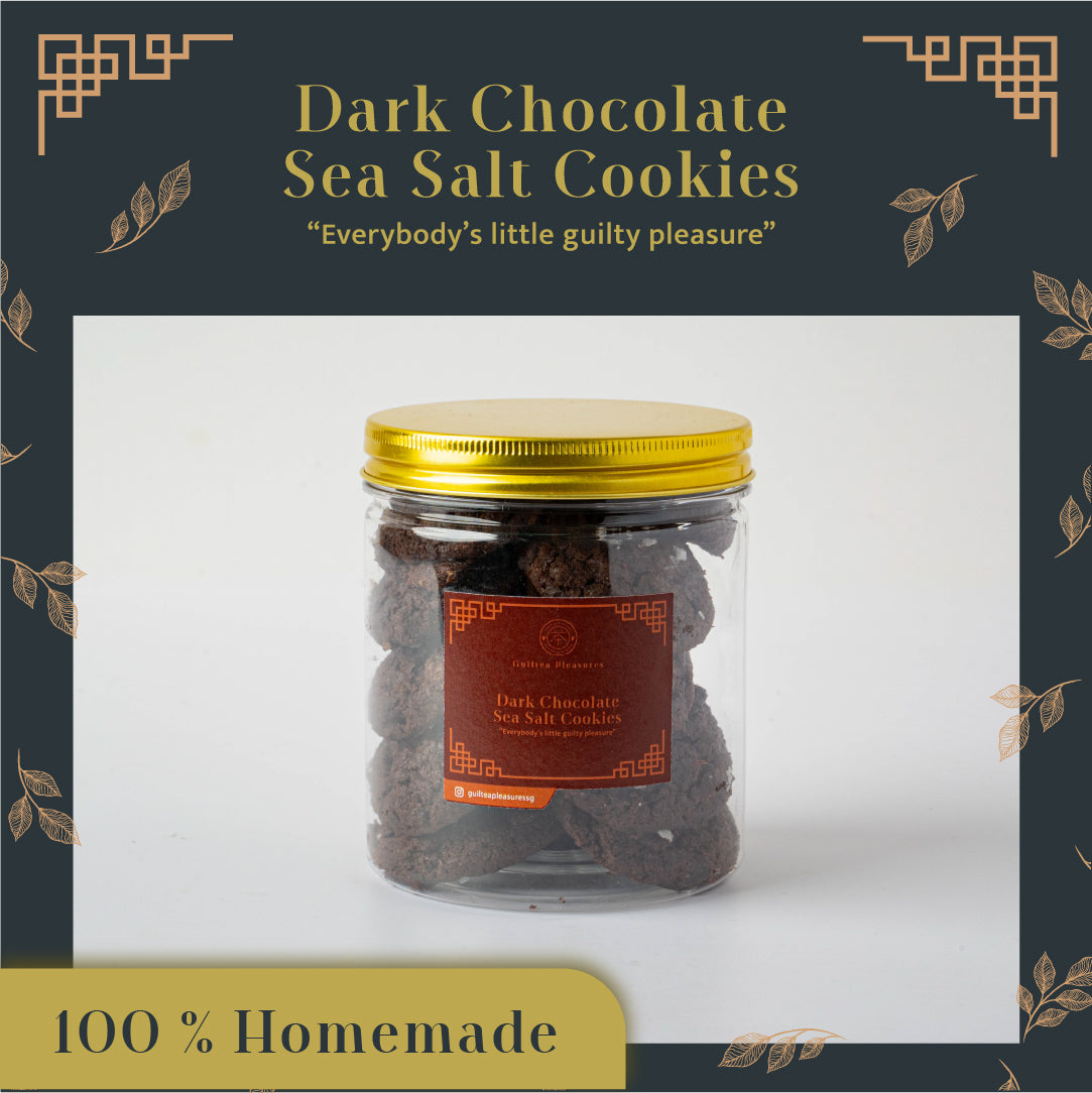 Dark Chocolate Sea Salt Cookies