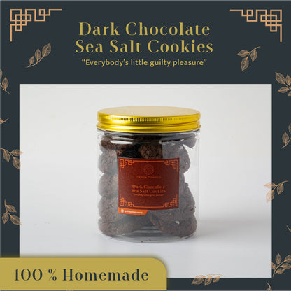 Dark Chocolate Sea Salt Cookies